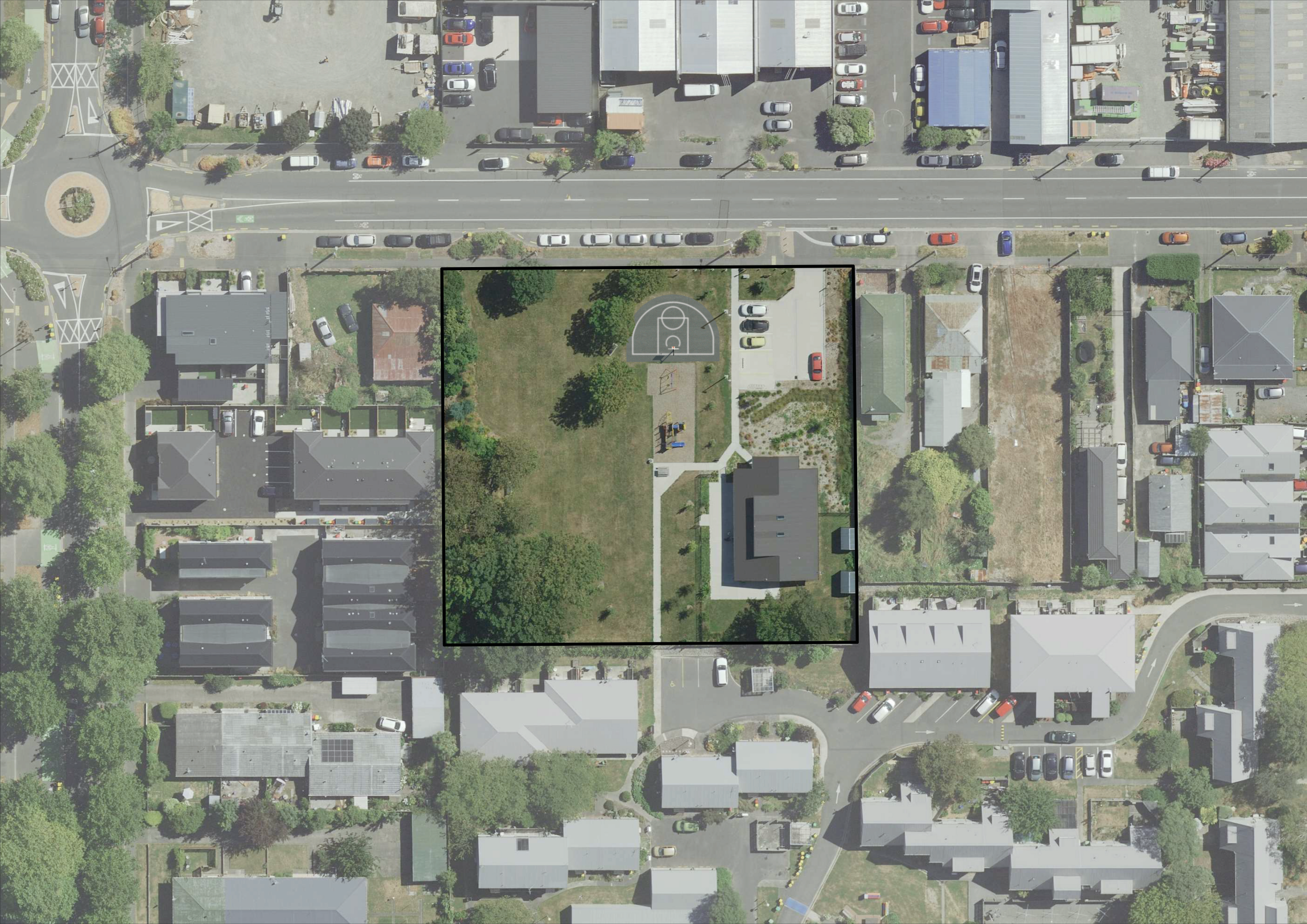 Current: Current layout of the trees