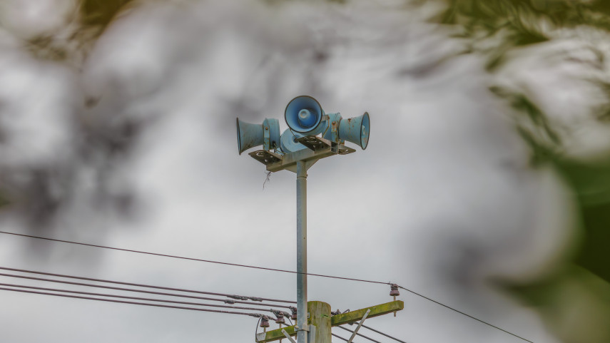 Tsunami sirens