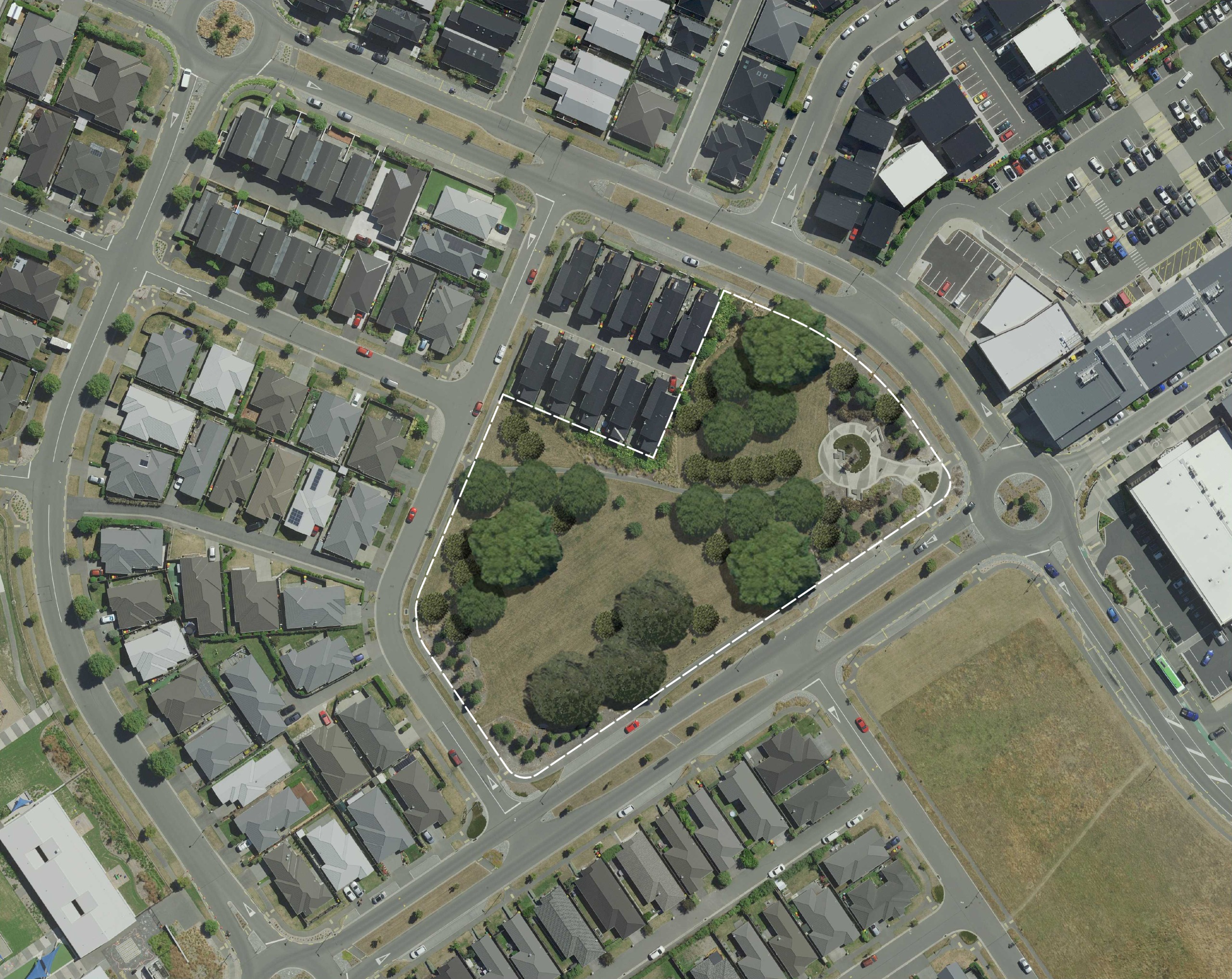 Proposed tree coverage