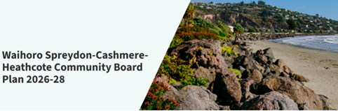 Waihoro Spreydon-Cashmere-Heathcote Community Board Plan 2026-28