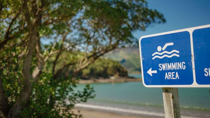 Identifying safe swimming areas