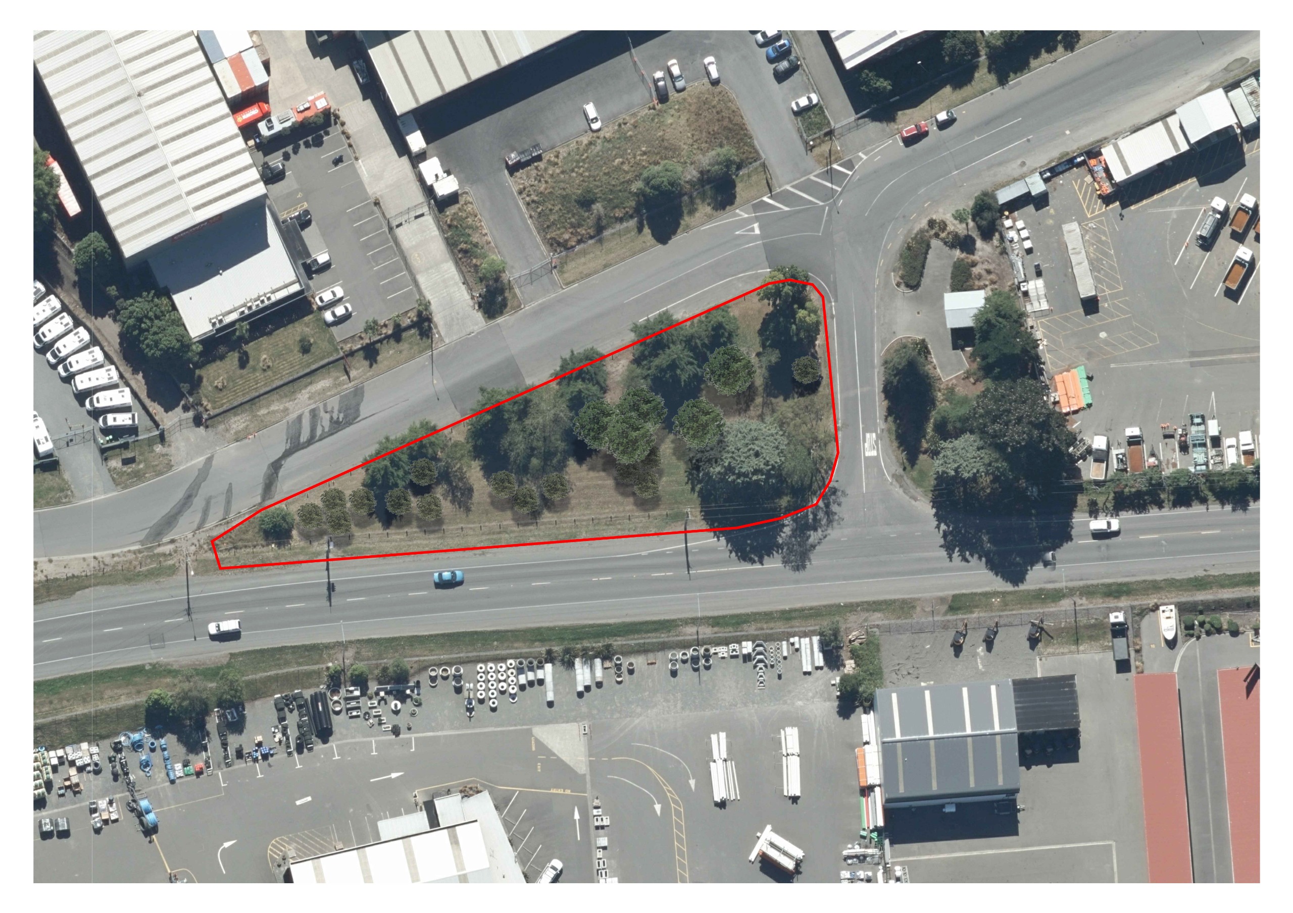 Proposed tree coverage