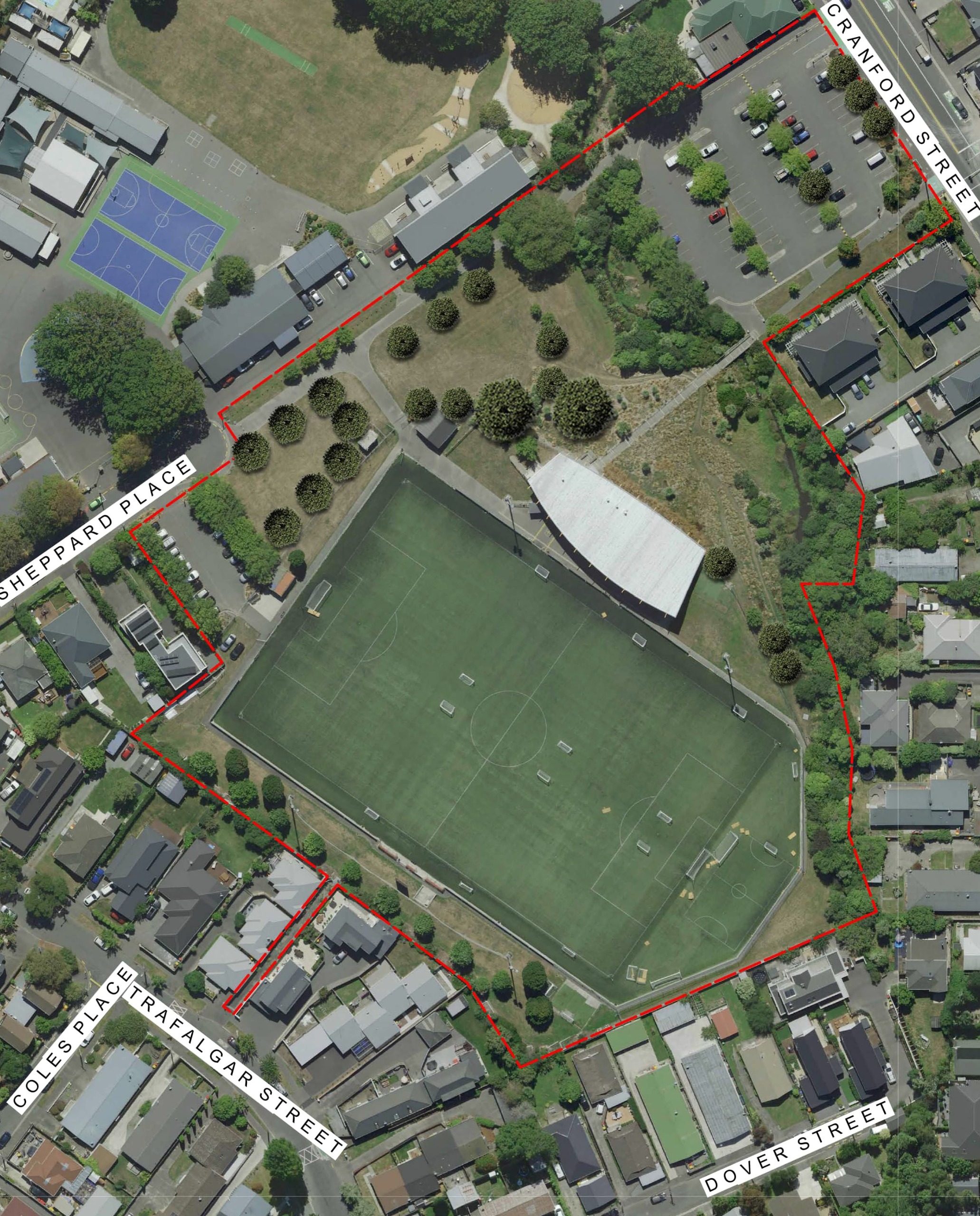 Proposed tree coverage