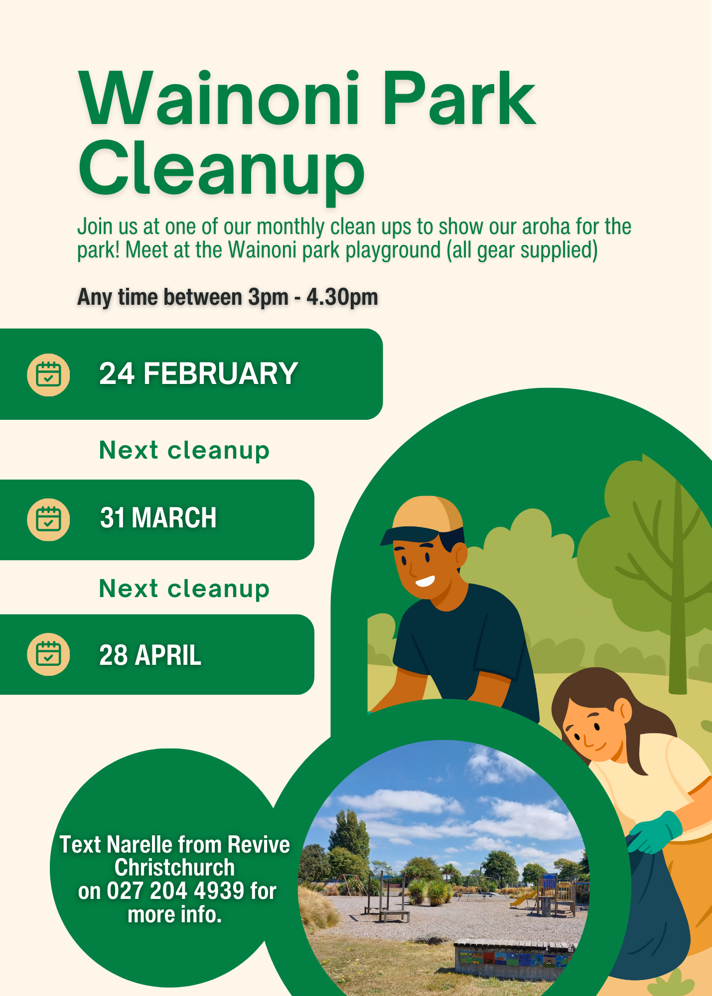 Wainoni Park Cleanup