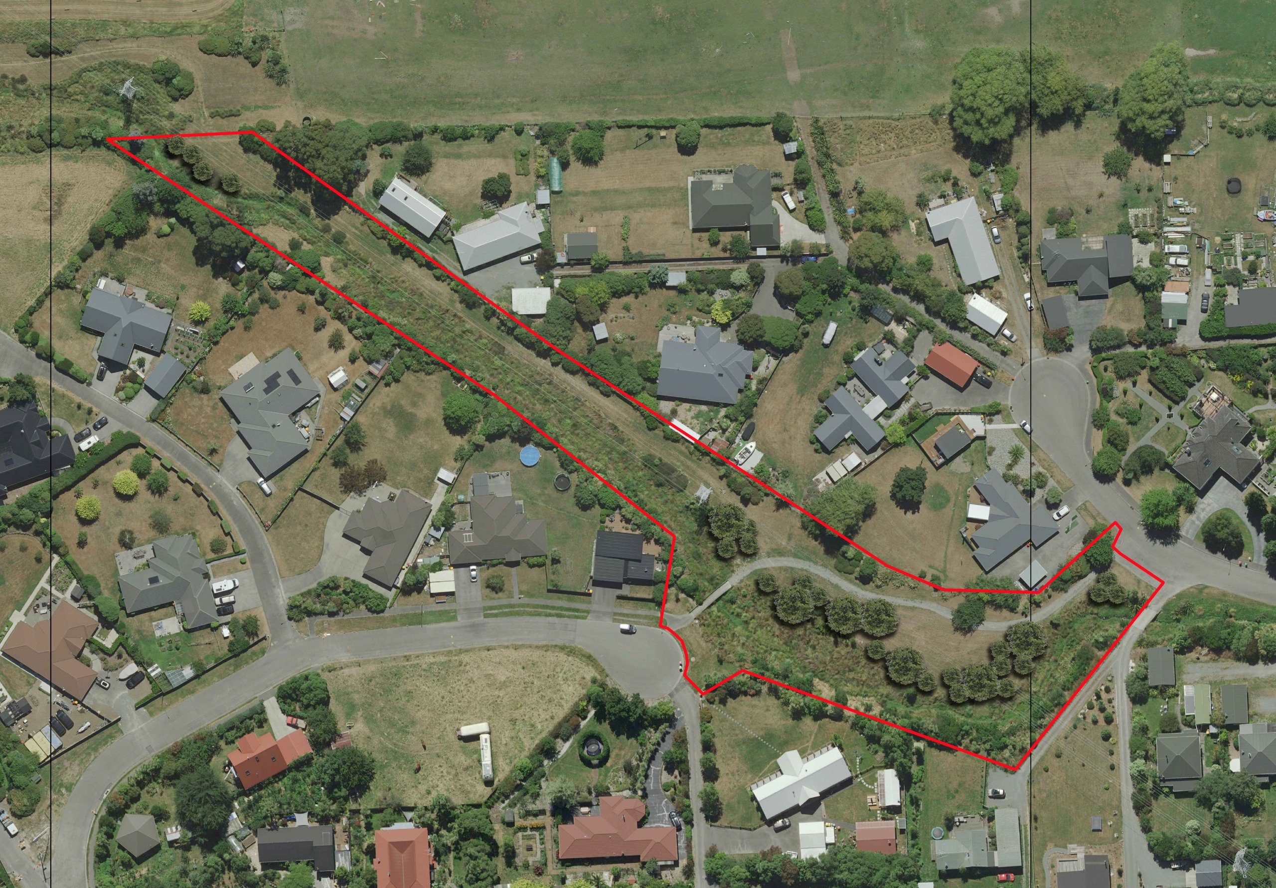 Proposed planting areas: Proposed planting areas
