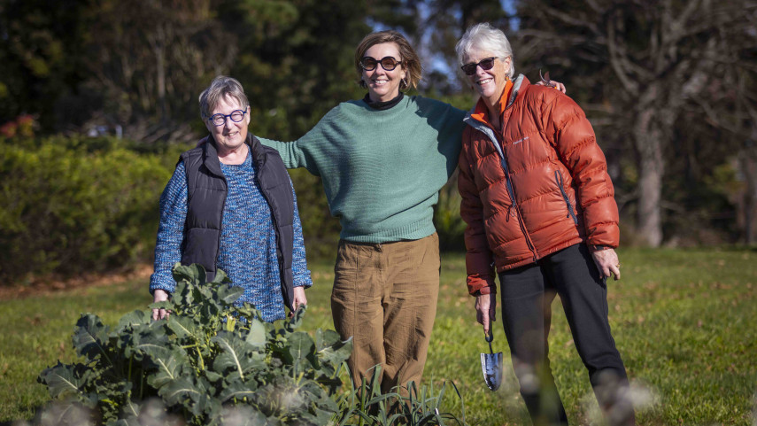 The Mokihi Community Garden is a place for neighbours to come together and get to know each other better.