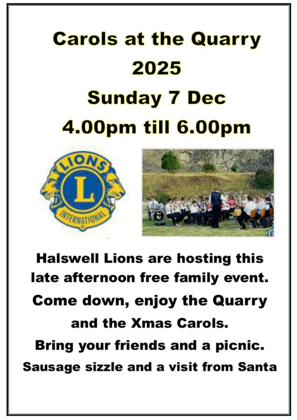 Carols at the Quarry, 7 December, 4pm to 6pm, Halswell Quarry Park