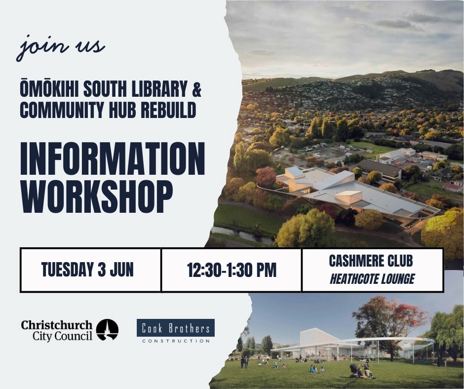Council and Cook Brothers Construction will be hosting a Ōmōkihi community information workshop