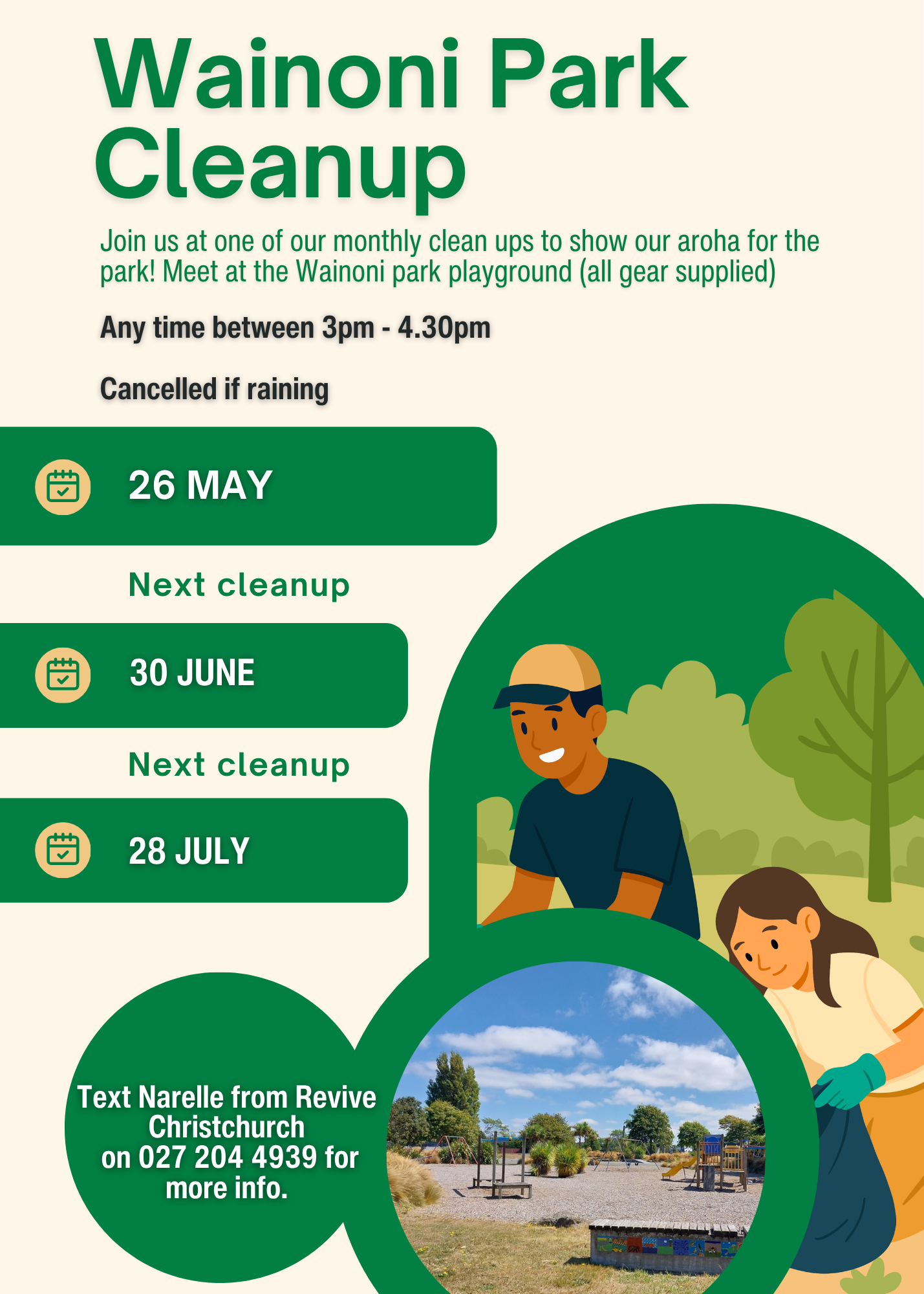 Wainoni Park Cleanup