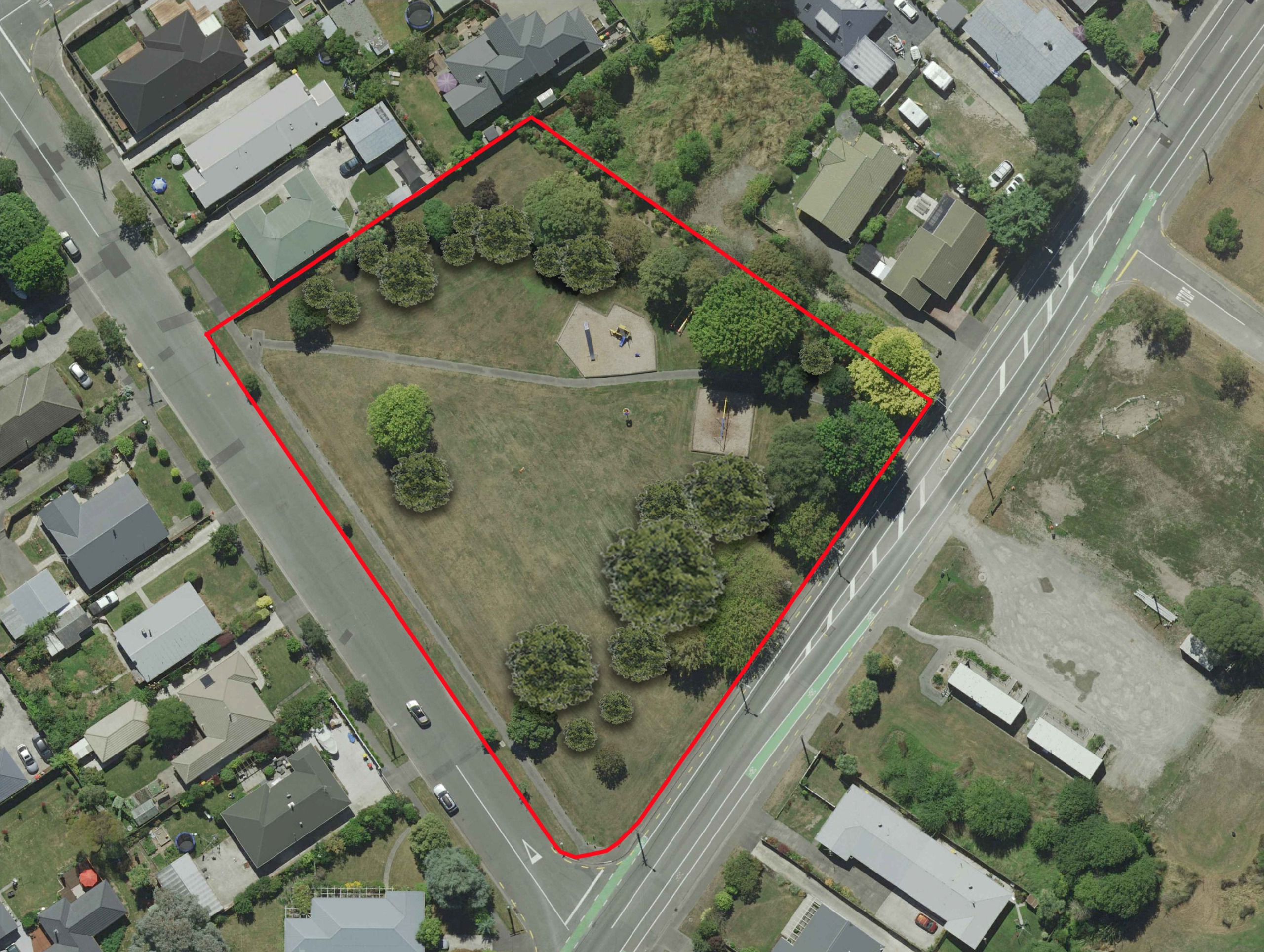 Proposed tree coverage