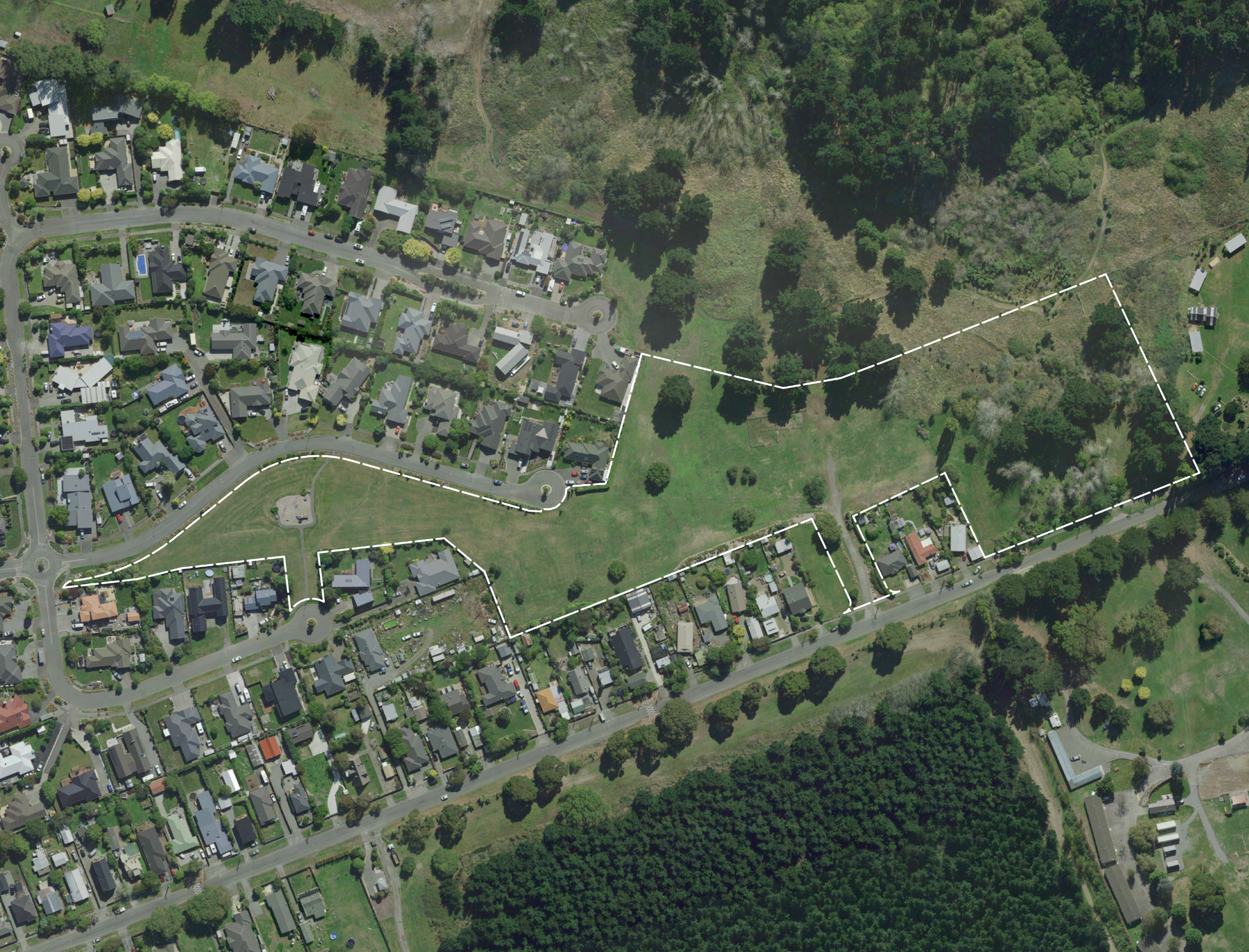 Current: Current layout of the trees