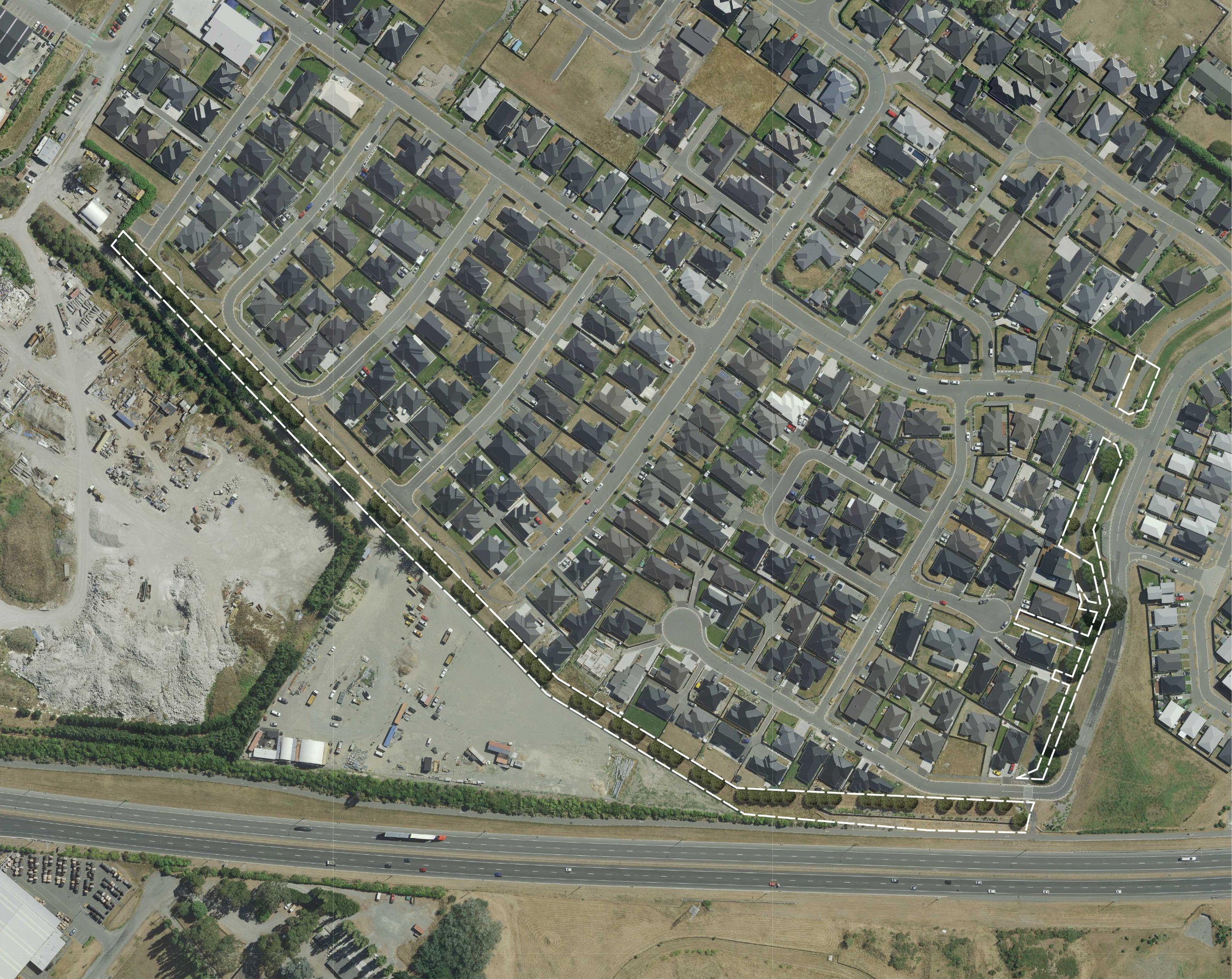 Proposed tree coverage