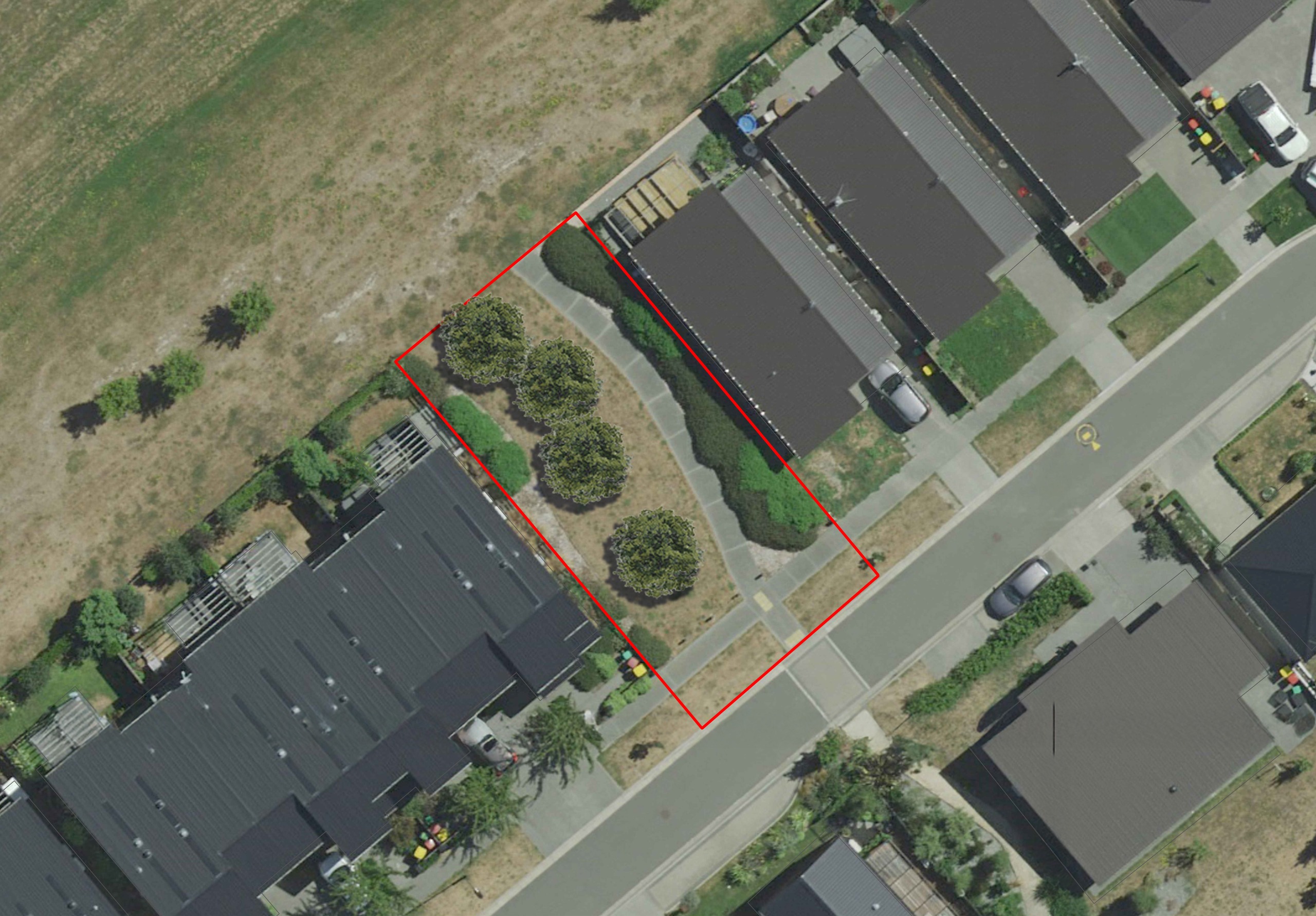 Proposed tree coverage