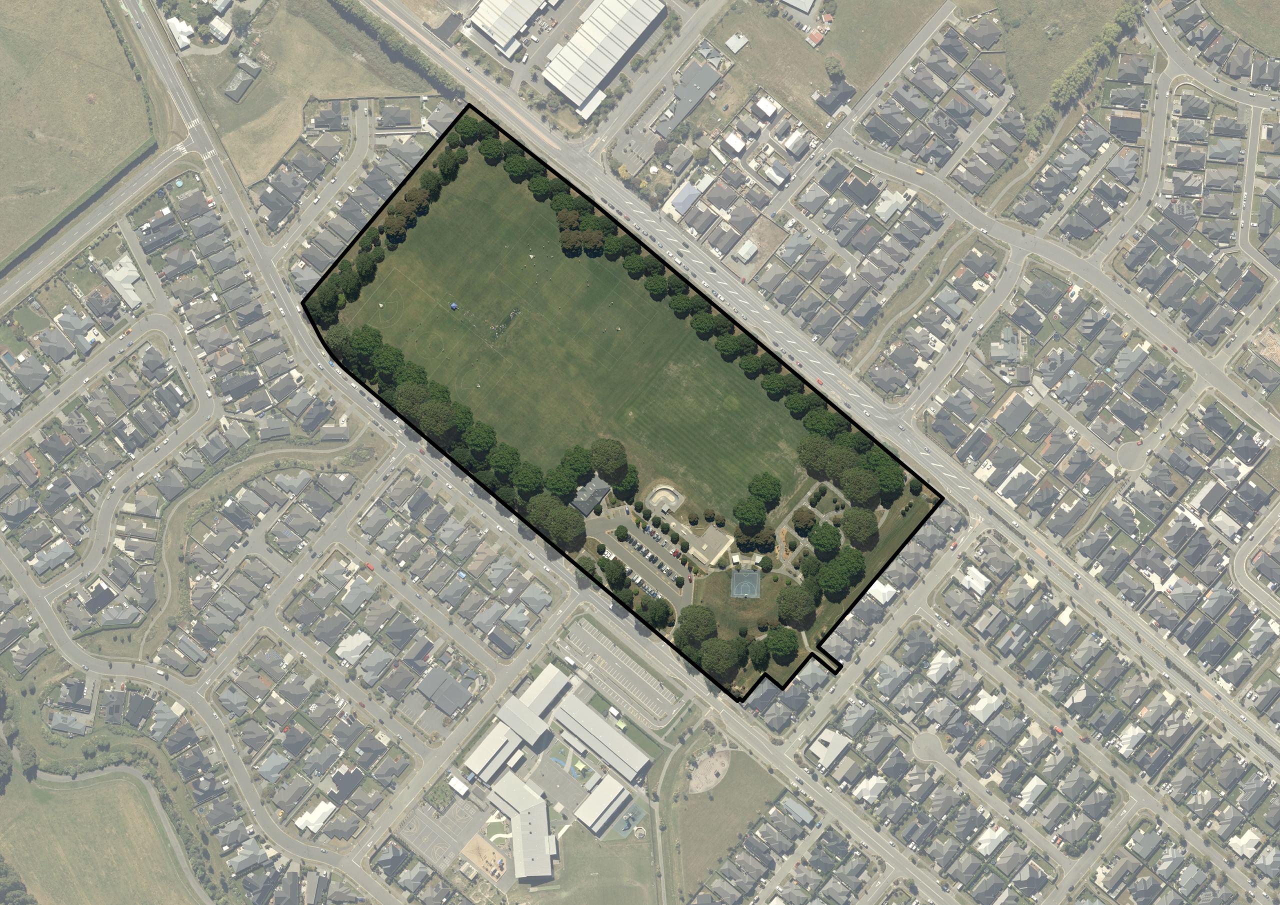 Proposed tree coverage