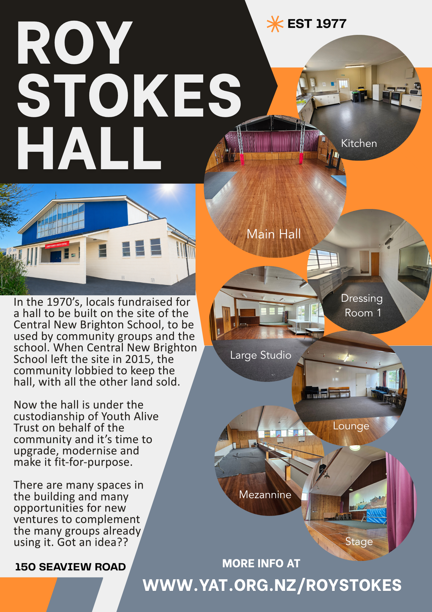 Roy stokes hall future