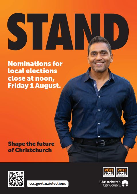 Stand for local elections poster