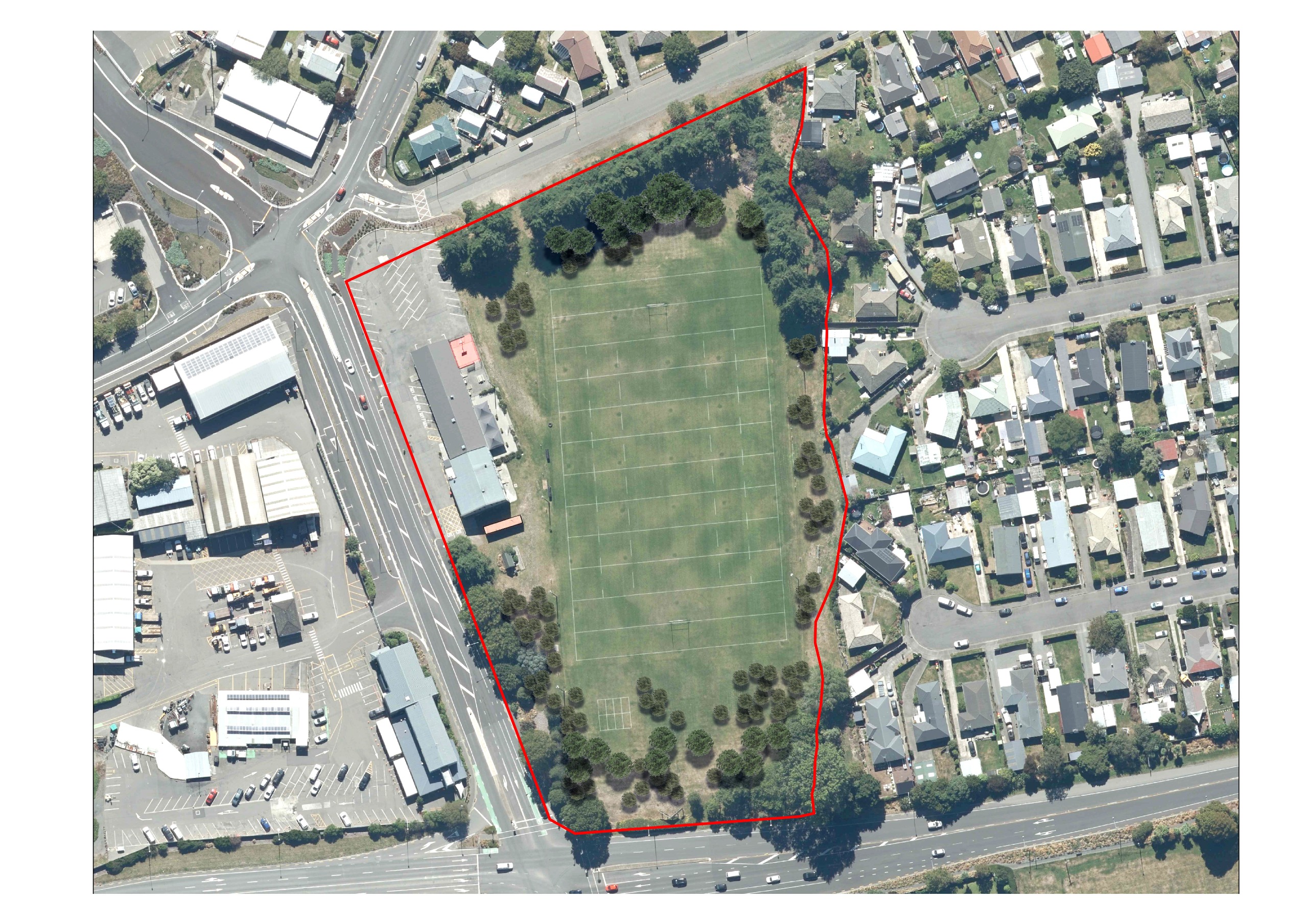 Proposed tree coverage