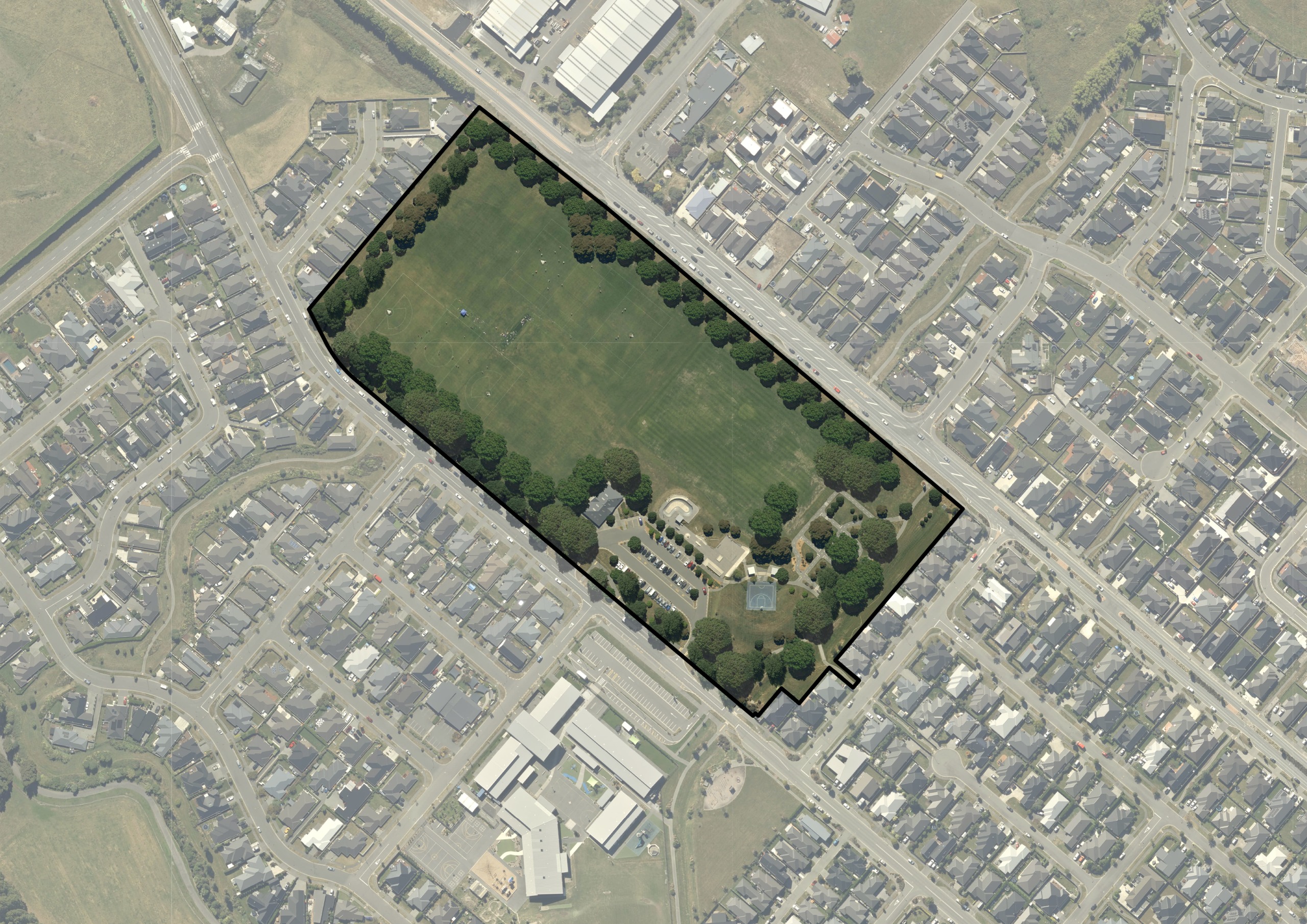 Proposed tree coverage