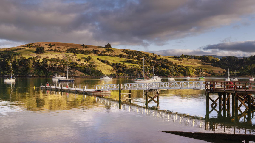 Drummonds Jetty reflected on the water