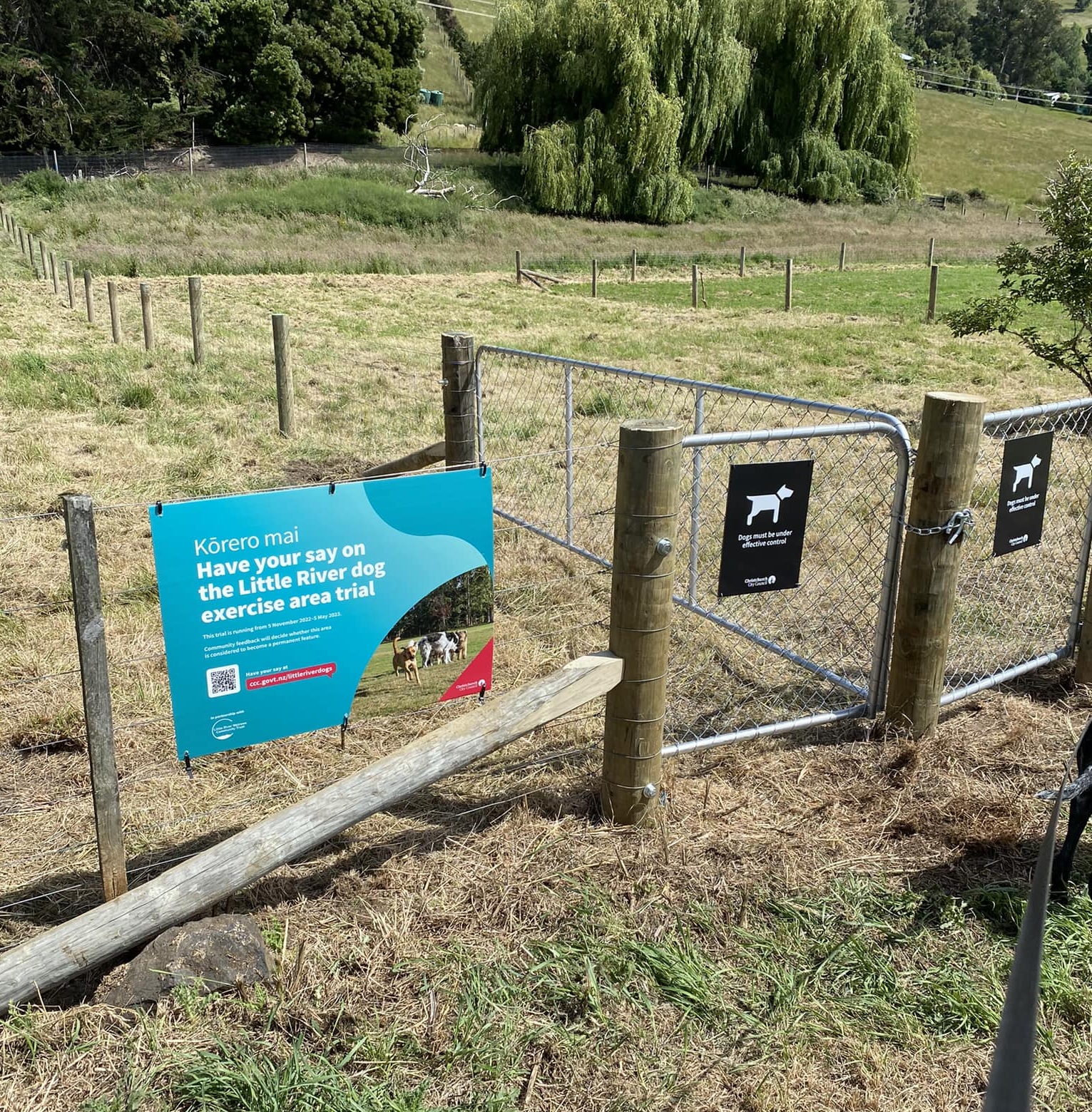 Image of a similar dog exercise area in Little River.