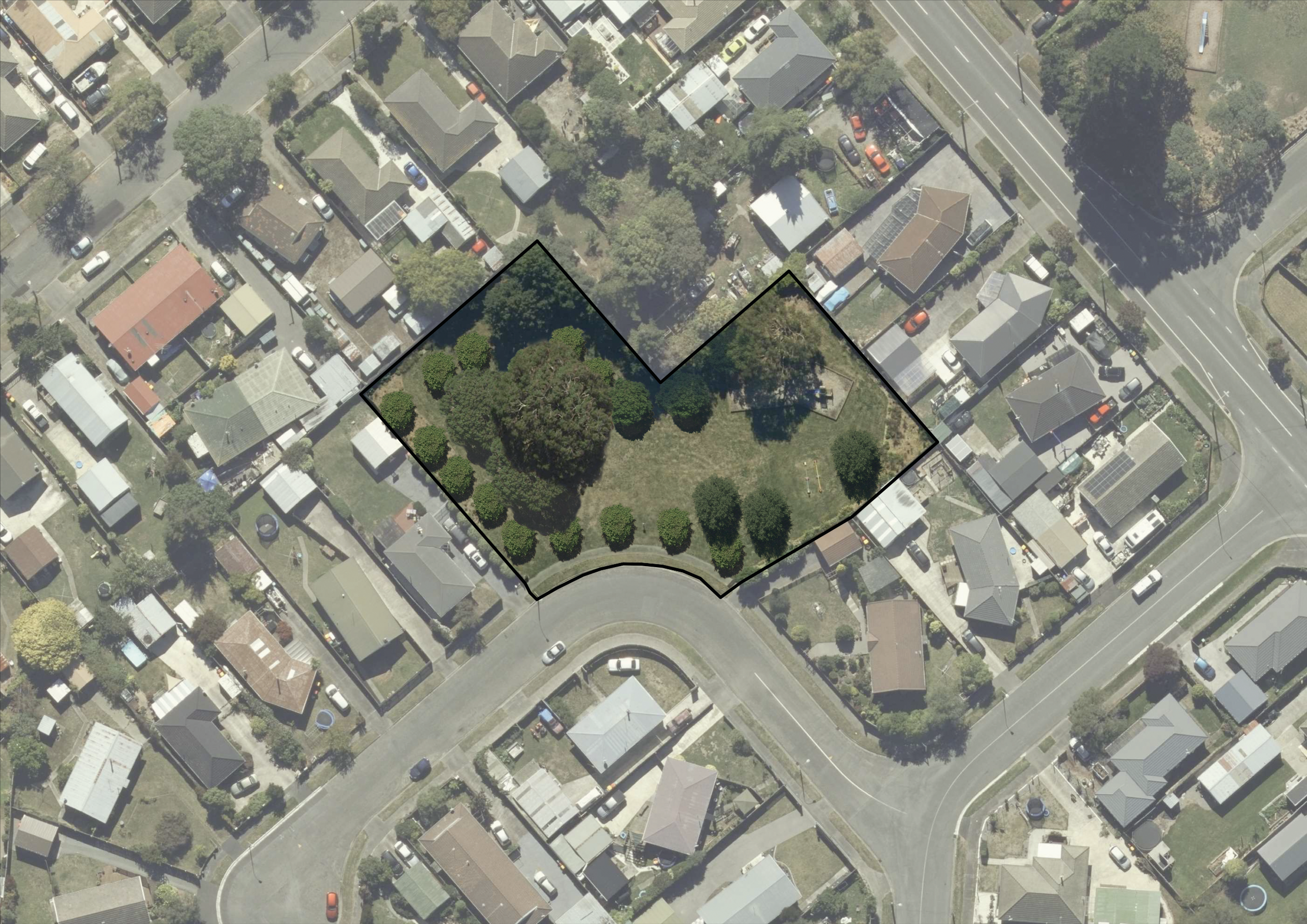 Proposed planting areas