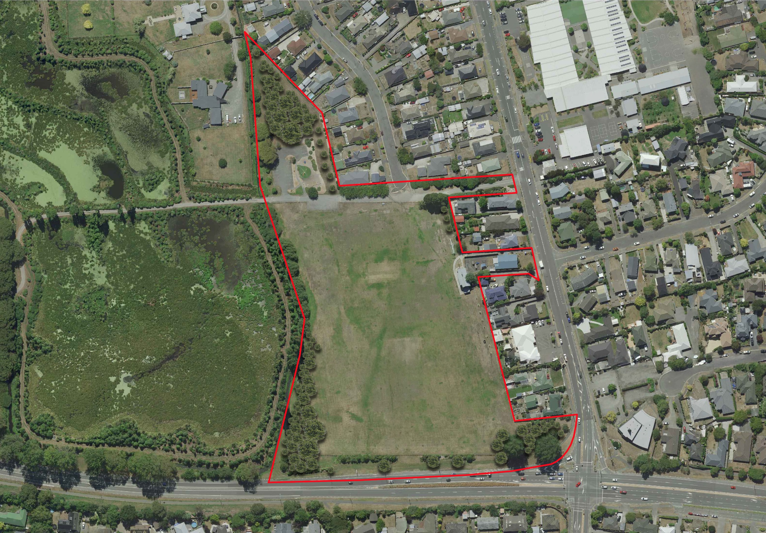 Proposed planting areas: Proposed planting areas