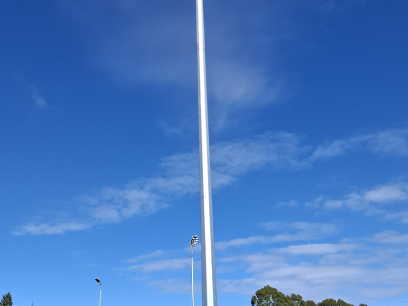 Example picture of the new floodlight proposed for Hagley Park North